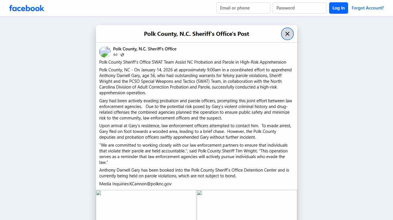 Polk County Sheriff’s... - Polk County, N.C. Sheriff's Office | Facebook